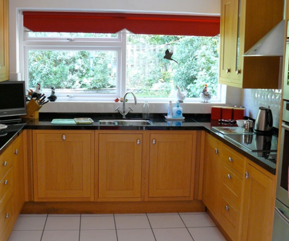 Solid oak kitchen